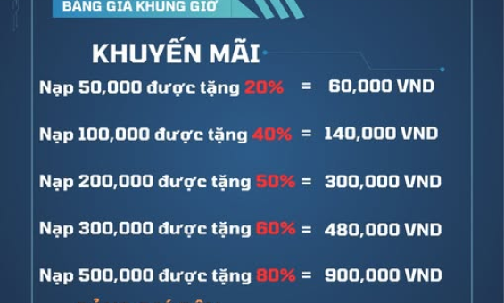 GB GAMING – Nạp Thẻ Siêu Ưu Đãi, Giá Đêm Chỉ 7K/H
